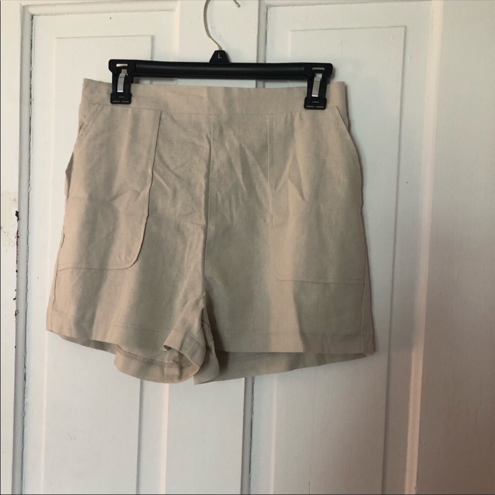 Linen shorts